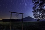Area 51 and nighttime star trails in Pulaski County Arkansas