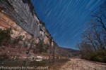 small Night skies over Roark Bluff on the Buffalo River