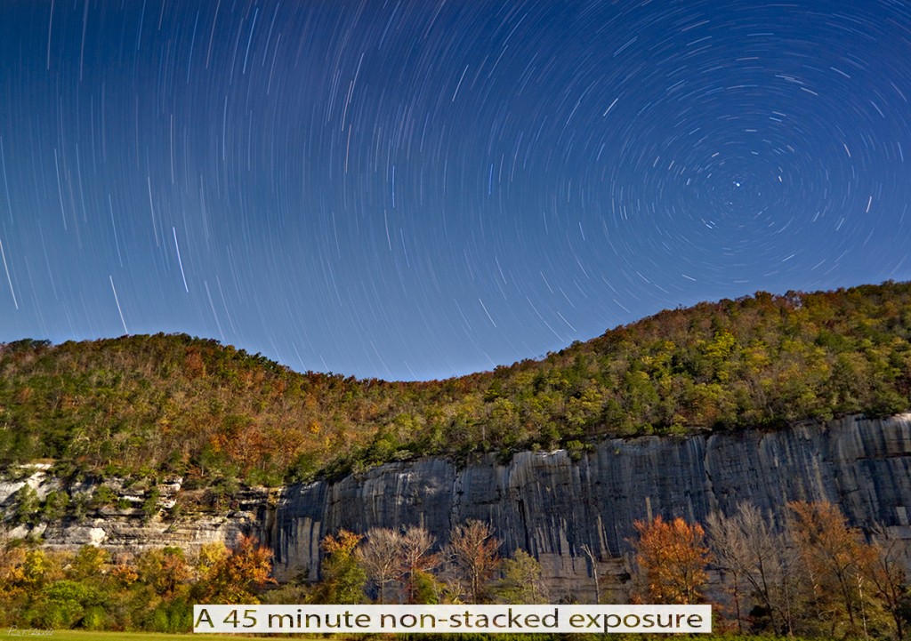 Roark Bluff Buffalo River night shot 