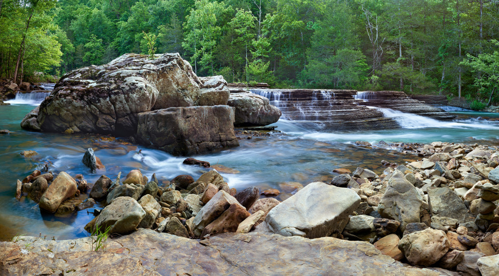 Late May on 6 finger falls in Newton County