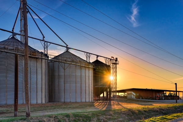 06 Sunset Farm Scene Near Humnoke - Professional 2020 Stone Bank 2 photography by Paul Caldwell