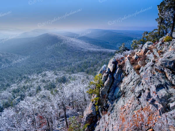 05 Late Afternoon View From Flatside Pinnacle - Professional Arkansas Ouachita Gallery No 2 photography by Paul Caldwell