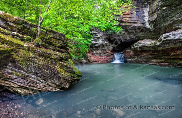 01.1 The Natural Bridge In Lost Valley Near Ponca Arkansas On The Buffalo River - Professional arkansas_ozark_gallery_no_1 photography by Paul Caldwell