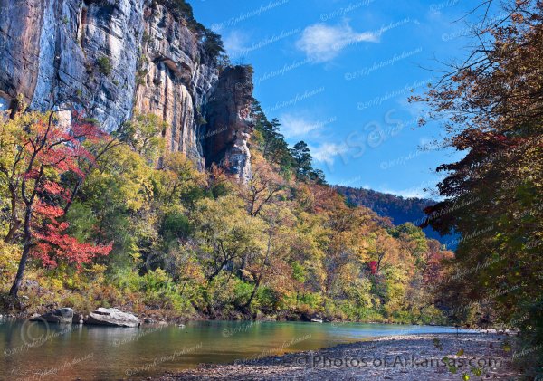 02 Autumn At Roark Bluff On The Buffalo River - Professional arkansas_ozark_gallery_no_1 photography by Paul Caldwell