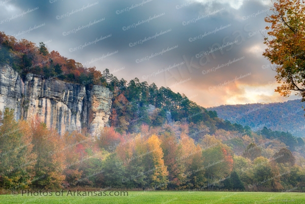 04 Sunrise Over Bee Bluff On The Buffalo River - Professional arkansas_ozark_gallery_no_1 photography by Paul Caldwell