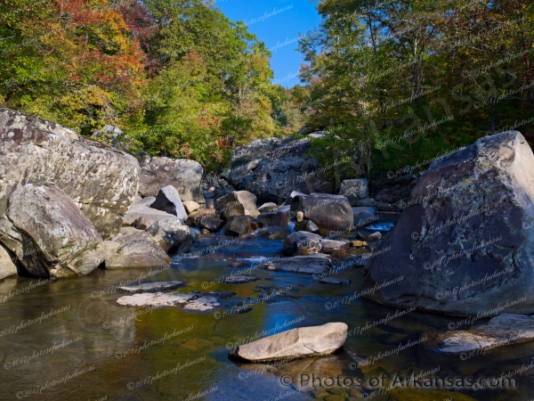 09 Early Fall View On Richland Creek - Professional arkansas_ozark_gallery_no_1 photography by Paul Caldwell