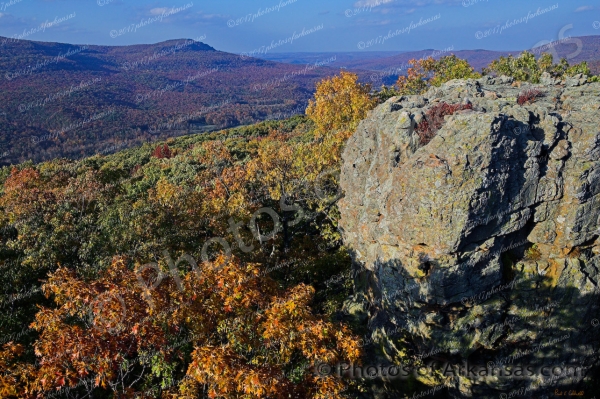 15 Autumn Vista From Stack Rock - Professional arkansas_ozark_gallery_no_1 photography by Paul Caldwell