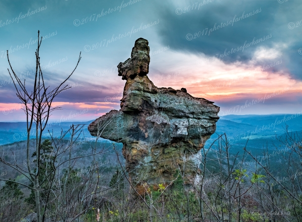 17 Sunset At The Arkansas Sphinx - Professional arkansas_ozark_gallery_no_1 photography by Paul Caldwell