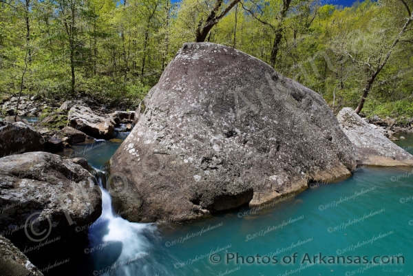 18 Crack In The Rock Rapid On Richland Creek - Professional arkansas_ozark_gallery_no_1 photography by Paul Caldwell