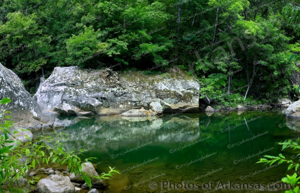 20 Stillness And Reflections On Richland Creek - Professional arkansas_ozark_gallery_no_1 photography by Paul Caldwell
