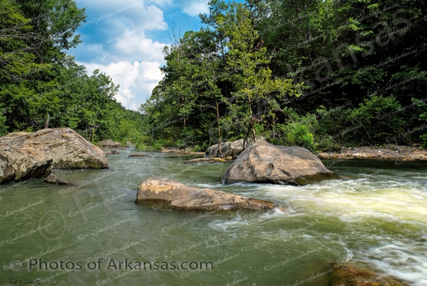 26 Summertime View Of Richland Creek - Professional arkansas_ozark_gallery_no_1 photography by Paul Caldwell