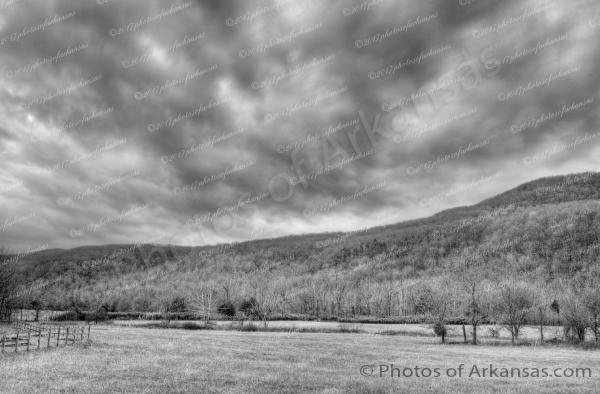 27 Wintertime Skies Over Boxley Valley - Professional arkansas_ozark_gallery_no_1 photography by Paul Caldwell