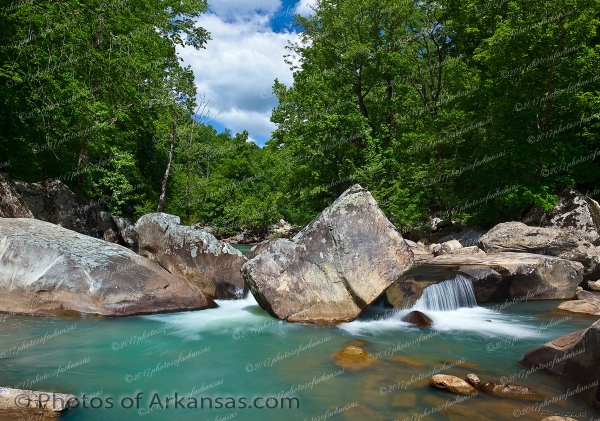 31 Summertime On Richland Creek Newton County Arkansas - Professional arkansas_ozark_gallery_no_1 photography by Paul Caldwell