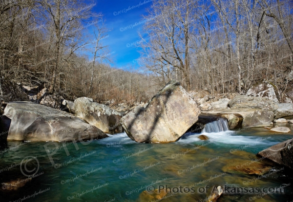 32 Wintertime View Of Richland Creek - Professional arkansas_ozark_gallery_no_1 photography by Paul Caldwell
