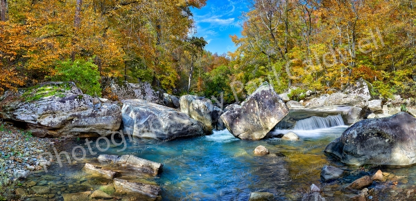 38 Richland Creek In Autumn - Professional arkansas_ozark_gallery_no_1 photography by Paul Caldwell