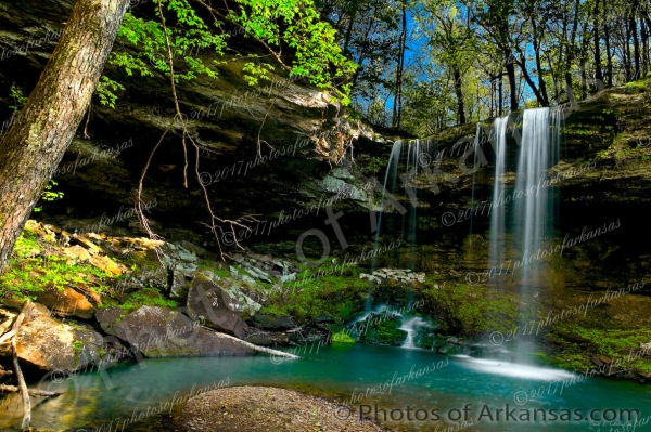 04 Dry Creek Falls In Seacry County - Professional Arkansas Ozark Gallery No 2 photography by Paul Caldwell