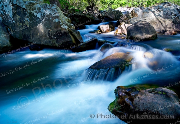 23 Rocks And Shadows On Richland Creek - Professional Arkansas Ozark Gallery No 2 photography by Paul Caldwell