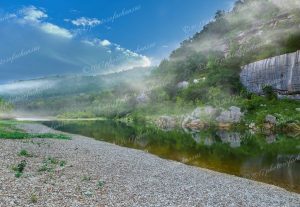 02.3 Foggy Start To The Morning At Buffalo Point - Professional arkansas_ozark_gallery_no_3 photography by Paul Caldwell