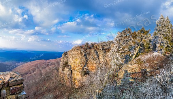 02 Clearing Winter Storm Over Cameron Bluff On Mt Magazine - Professional arkansas_ozark_gallery_no_3 photography by Paul Caldwell