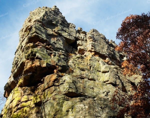 03 Sunshine On Stack Rock - Professional arkansas_ozark_gallery_no_3 photography by Paul Caldwell