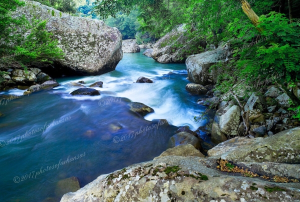 07 Blue Water On Richland Creek - Professional arkansas_ozark_gallery_no_3 photography by Paul Caldwell