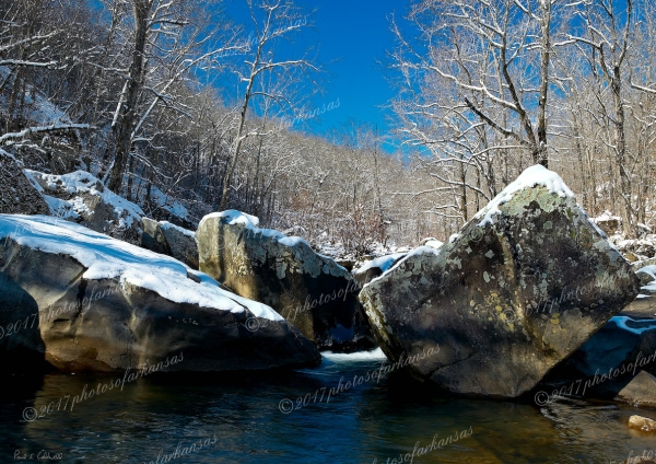11 Snowfall On Richland Creek - Professional arkansas_ozark_gallery_no_3 photography by Paul Caldwell
