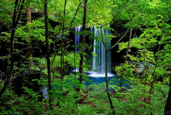 12 Late May At Dry Creek Falls - Professional arkansas_ozark_gallery_no_3 photography by Paul Caldwell