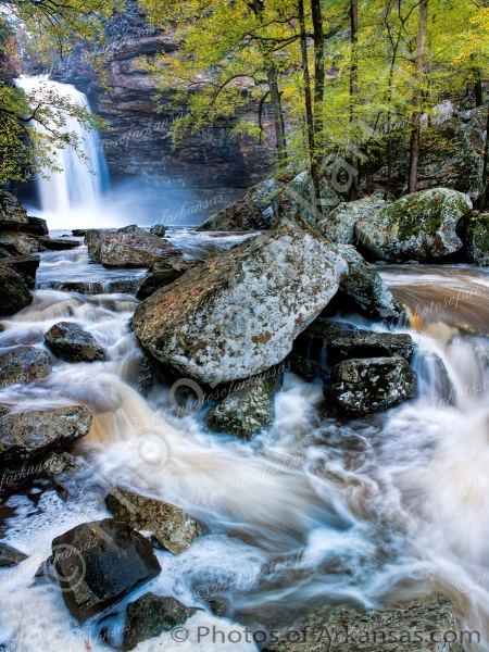 25 Cedar Falls In Autumn On Petit Jean Mountain - Professional arkansas_ozark_gallery_no_3 photography by Paul Caldwell