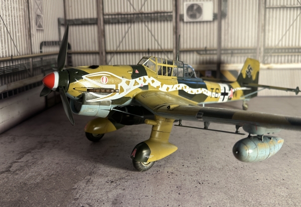 No3 Stuka In Hanger - Professional Hobby Releated photography by Paul Caldwell