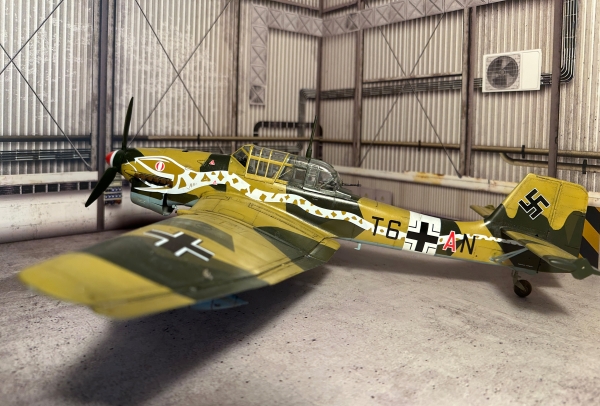 No4 Stuka In Hanger - Professional Hobby Releated photography by Paul Caldwell