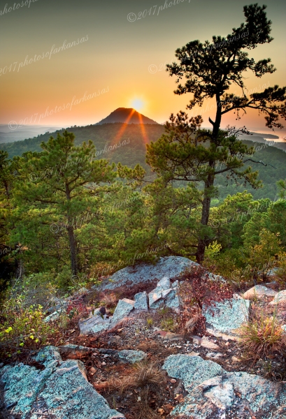 22 Sunset Over Pinnacle Mountain - Professional My Favorites Gallery photography by Paul Caldwell