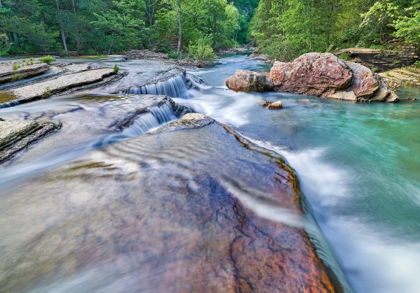 No11 Summer Evening At Six Finger Falls - Professional Ptca 2020 Images photography by Paul Caldwell