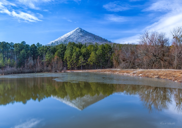 No17 Wintertime Reflections Of Pinnacle Mountain - Professional Ptca 2020 Images photography by Paul Caldwell