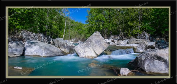 01.1 Summertime Rapids On Richland Creek In Newton County - Professional Panoramas Of Arkansas photography by Paul Caldwell