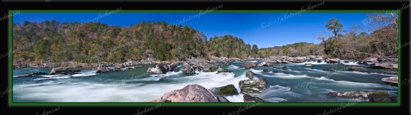 04 Cossatot Falls Early Springtime - Professional Panoramas Of Arkansas photography by Paul Caldwell