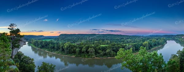 12 A View Of Calico Rock After Sundown On The White River - Professional Recent Photography photography by Paul Caldwell