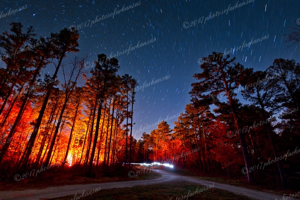 13 Stars Over Sams Throne In The Arkansas Ozarks - Professional Recent Photography photography by Paul Caldwell