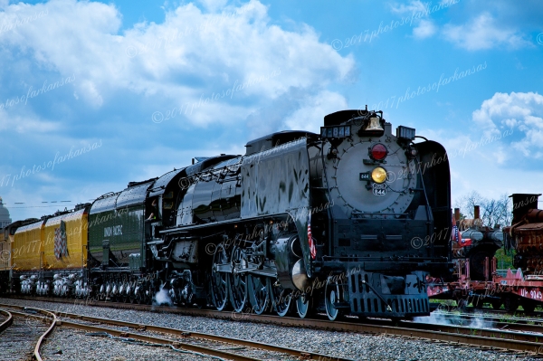 24 Union Pacific Engine 844 In The North Little Rock Yard - Professional Recent Photography photography by Paul Caldwell