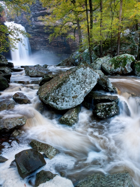 31 Fall High Water At Cedar Falls - Professional Stone Bank New Hq photography by Paul Caldwell