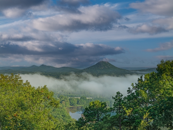 45 Summertime View Of Pinnacle Mtn - Professional Stone Bank New Hq photography by Paul Caldwell