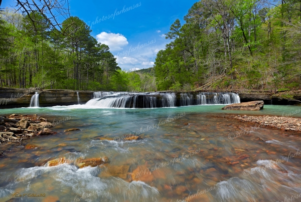 09 Haw Creek Falls In Early Springtime - Professional Temporary Gallery photography by Paul Caldwell