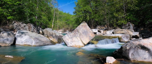 15 Richland Creek Running In Early Summer At Full Flow - Professional Temporary Gallery photography by Paul Caldwell