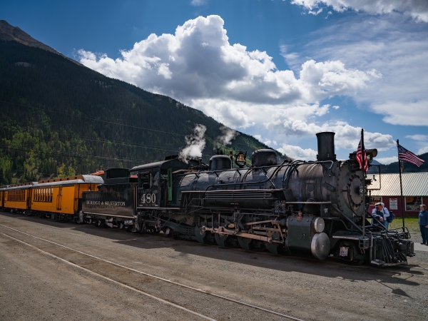 No16 Silverton Narrow Gauge Engine - Professional The Western States photography by Paul Caldwell