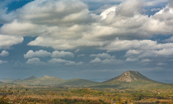 26 Sun And Clouds Over Pinnacle Mountain - Professional Views Of Pinnacle Mountain photography by Paul Caldwell