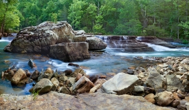 09/21/16 Featured Arkansas landscape photography--6 finger falls on Falling Water Creek