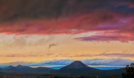 03/14/19 Sunset skies over Pinnacle Mountain--Featured Arkansas Photography