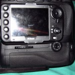 Nikon MD-B12 installed on the Bottom of a NIkon D800