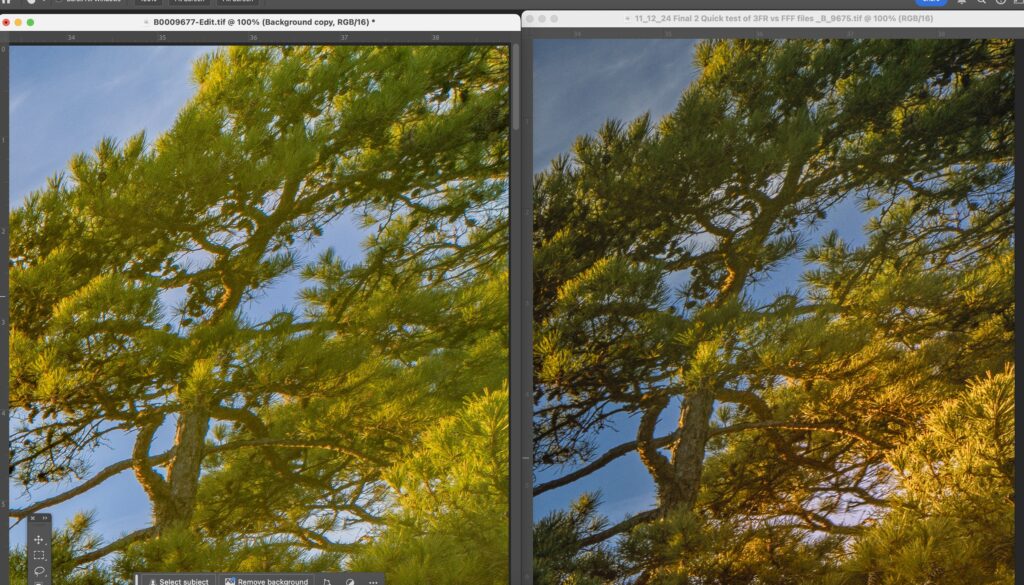 Hasselblad HNCS compared to Lightroom Camera Standard 